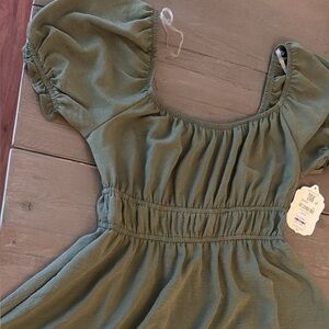Altar'd State Olive Green Dress
